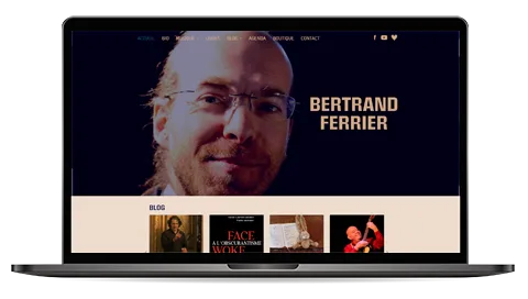 Capture du site bertrandferrier.fr