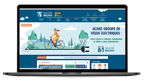 Capture du site mairie-balma.fr