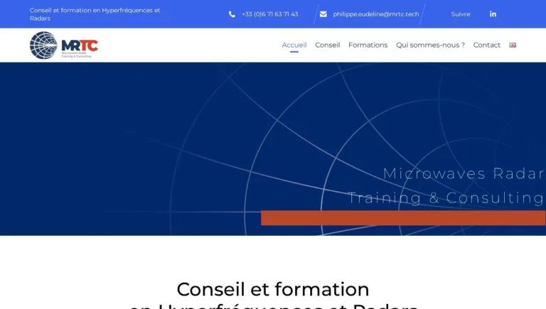 Capture du site mrtc.tech