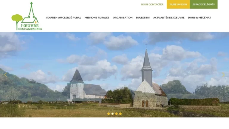 Capture du site oeuvredescampagnes.fr