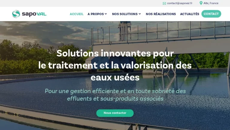 Capture du site sapoval.fr