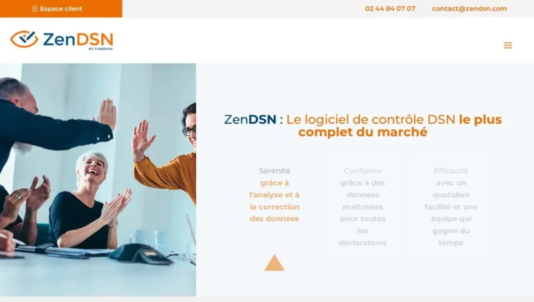 Capture du site zendsn.com